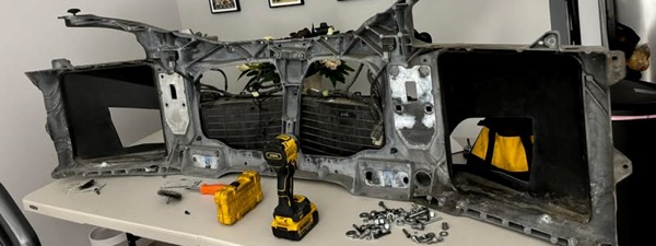Subframe on the bench